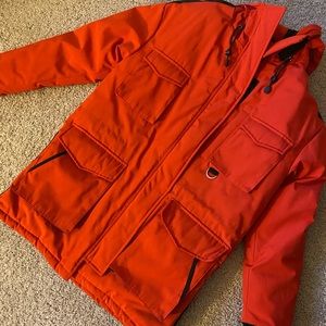 Silence + Noise Red Jacket/Parka Size Small UO
